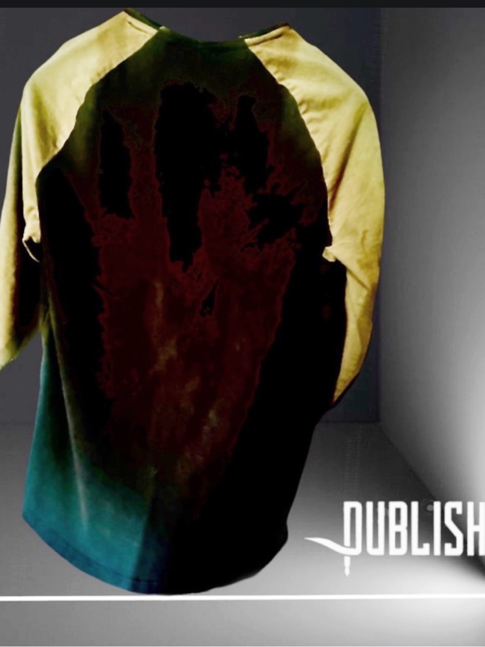 Publish Men's Black & Olive 3/4 Sleeve Shirt
